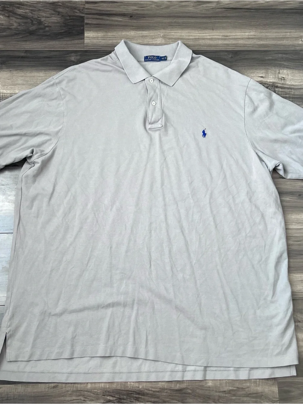 Polo Ralph Lauren Short Sleeve Polo Shirt Mens Size 4XLT Blue Pony
